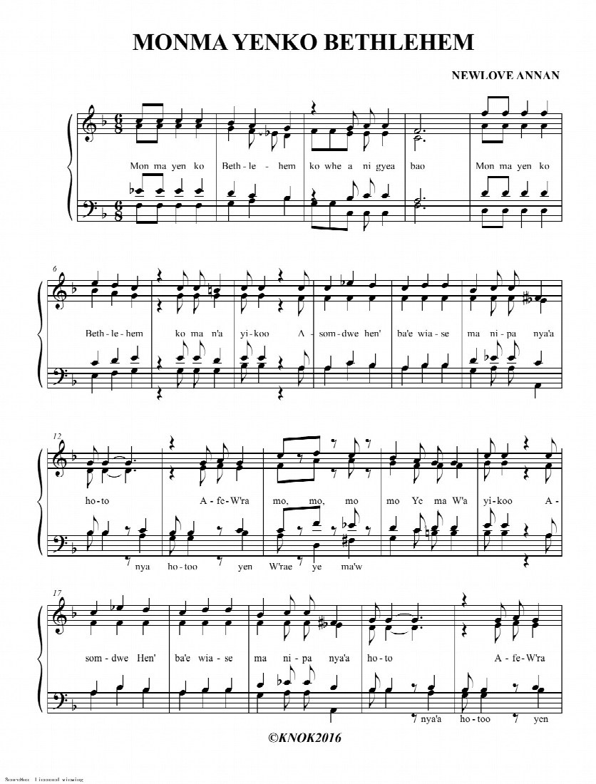 First-page preview of MONMA YENKO BETHLEHEM
