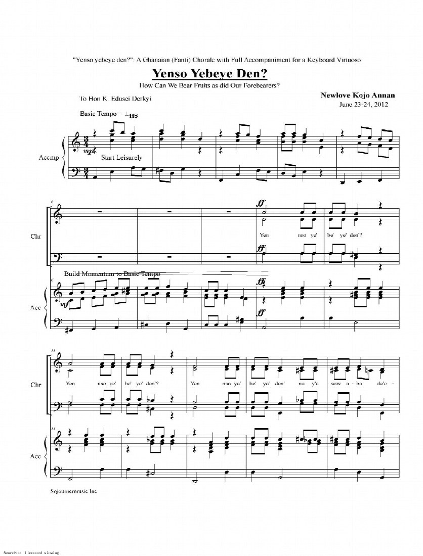 First-page preview of Yenso Yebeye Den?