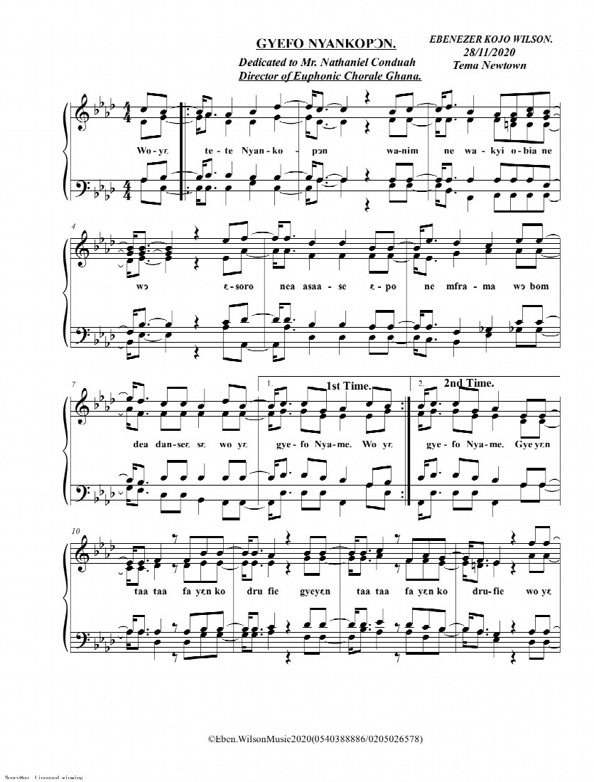 First-page preview of GYEFO NYANKOPON