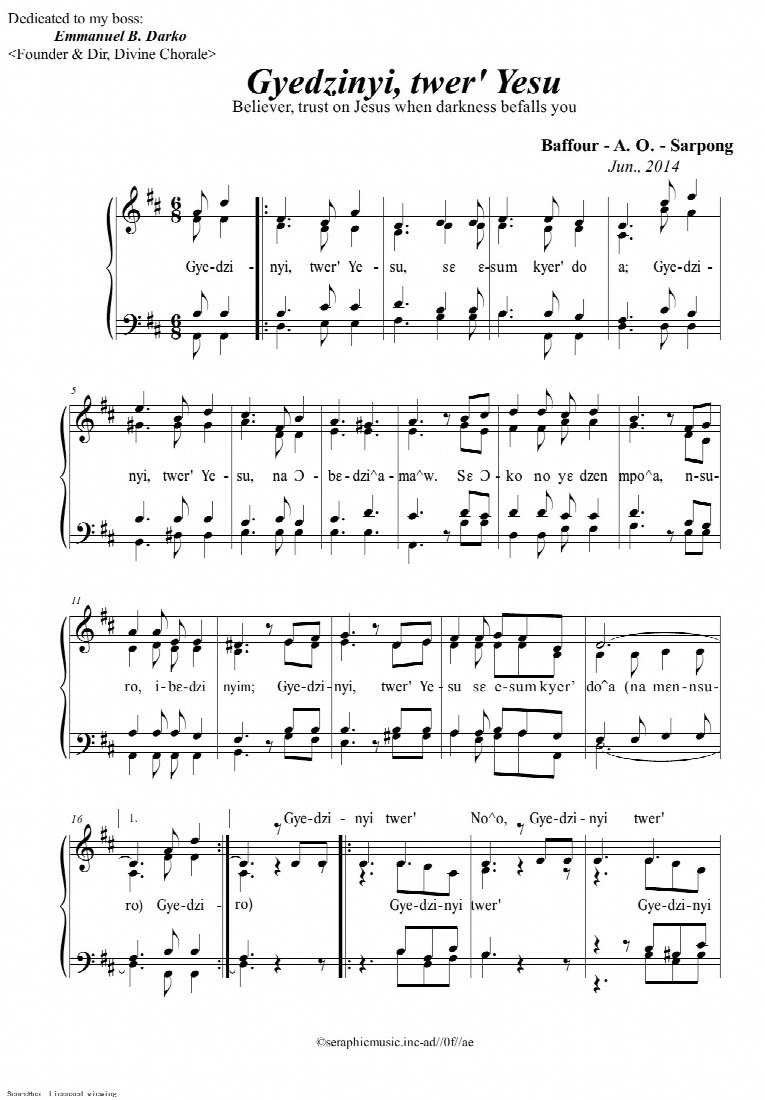 First-page preview of Gyedzinyi Twer Yesu