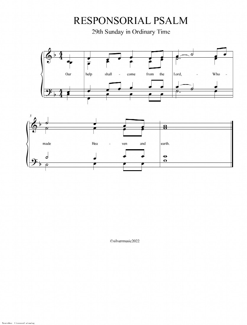 First-page preview of Responsorial Psalm