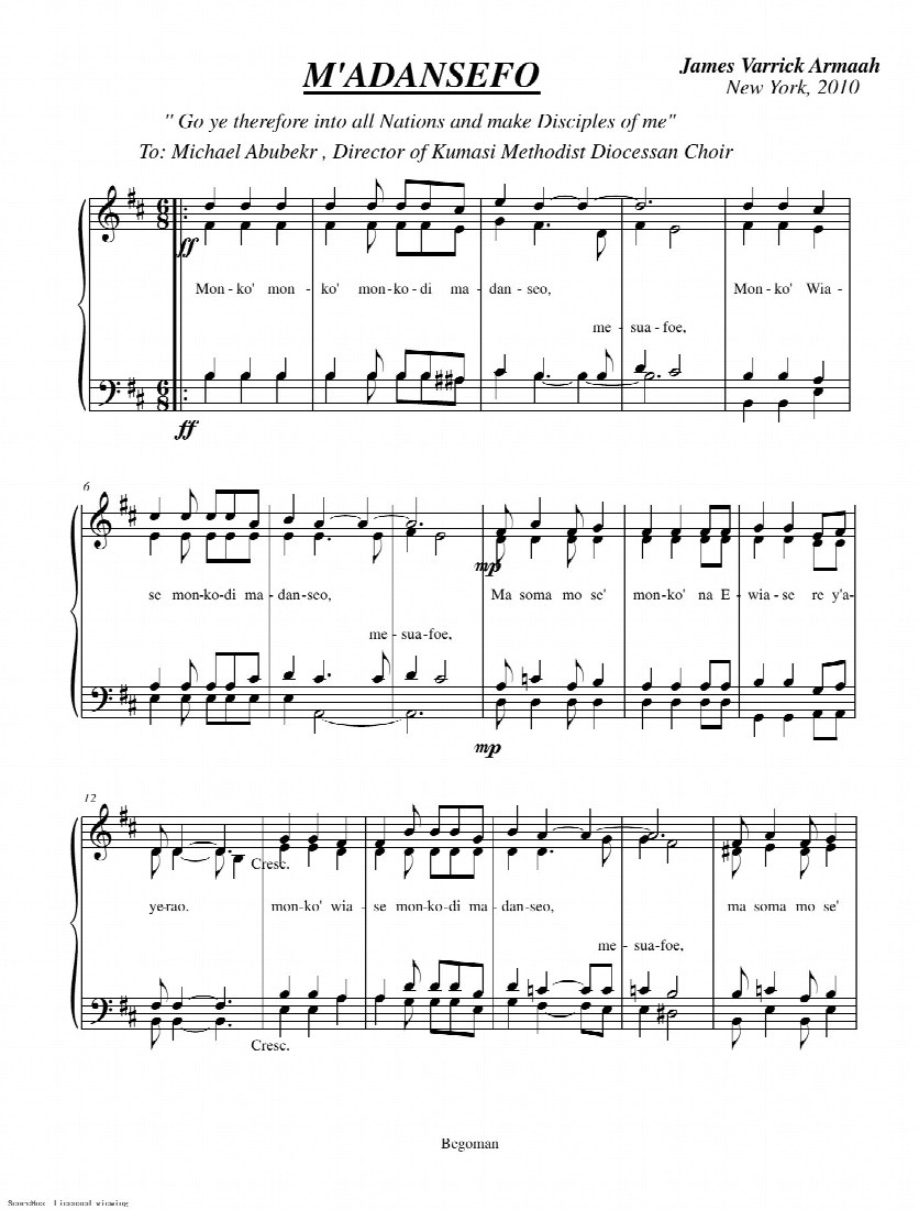 First-page preview of M'ADANSEFO