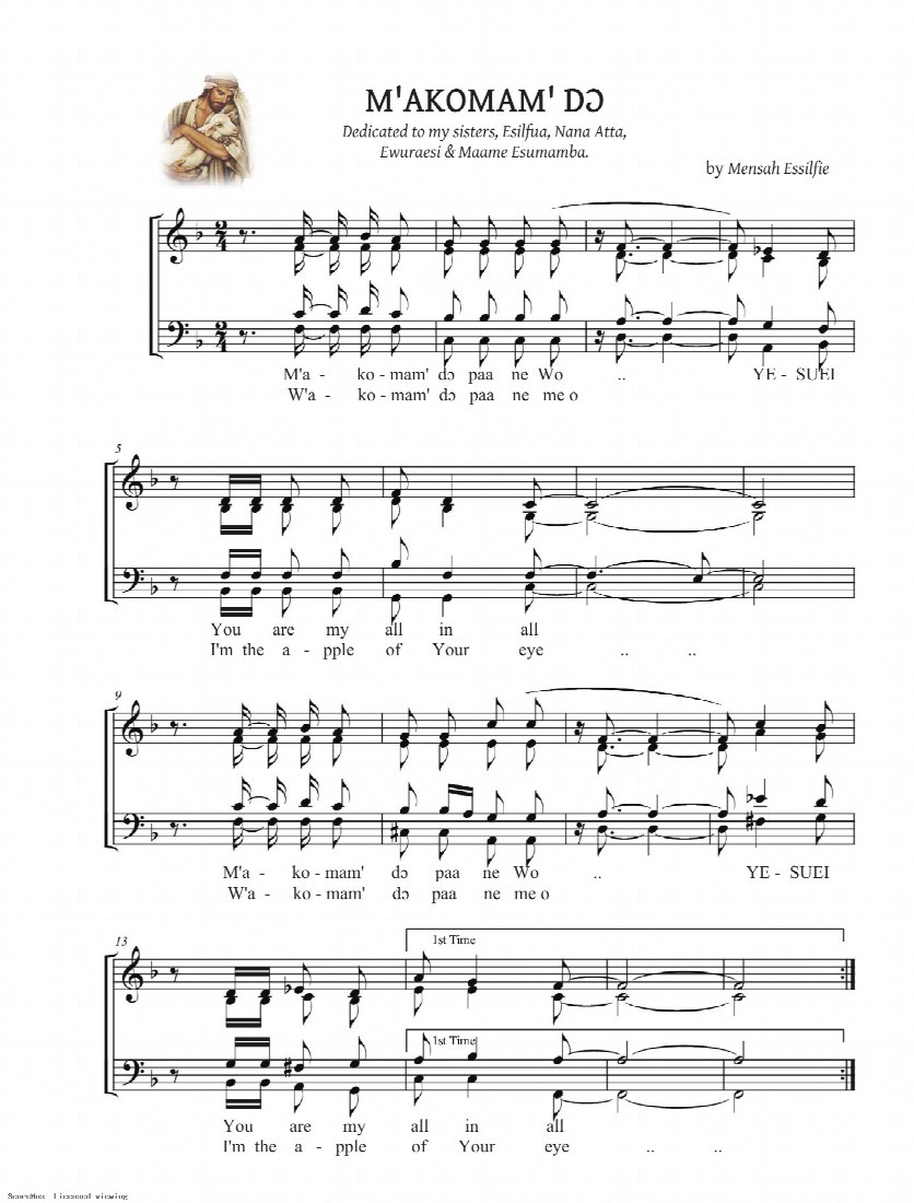 First-page preview of M'akomam' Do Pa