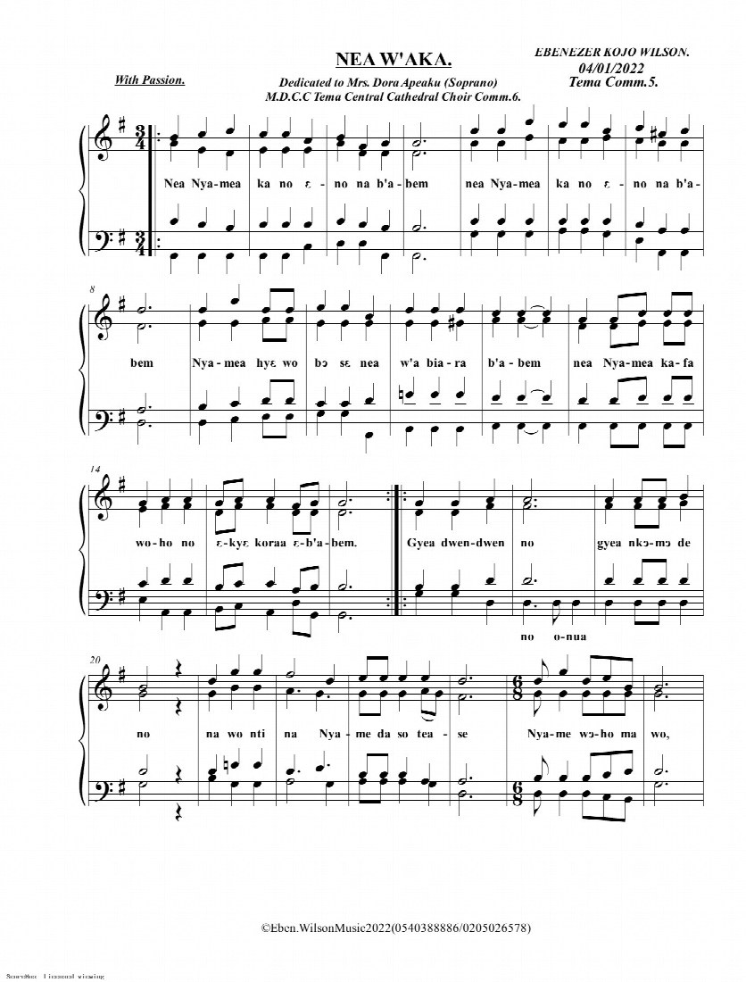 First-page preview of Nea W’aka