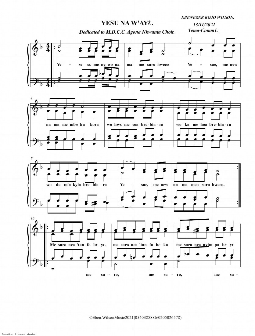 First-page preview of Yesu na w’aye