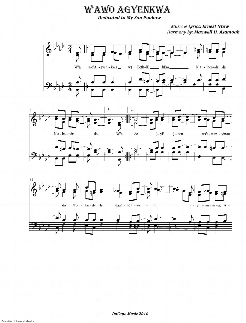 First-page preview of W'awo Agyenkwa