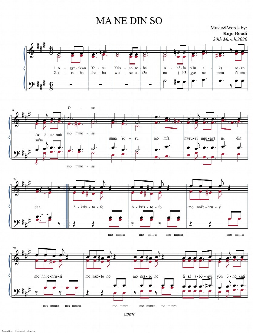First-page preview of MA NE DIN SO