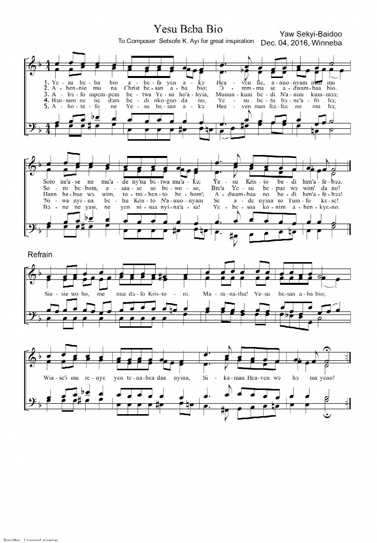 First-page preview of Yesu Beba Bio