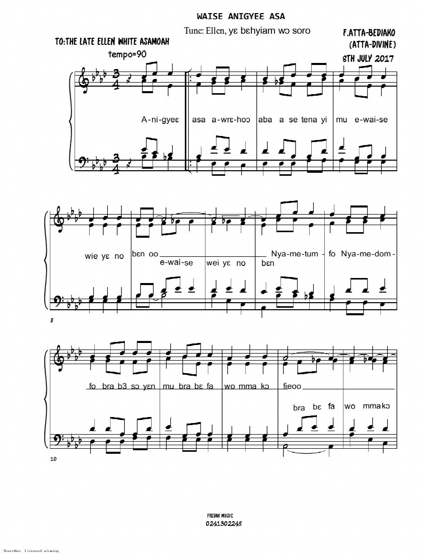 First-page preview of WIASE ANIGYEE ASA