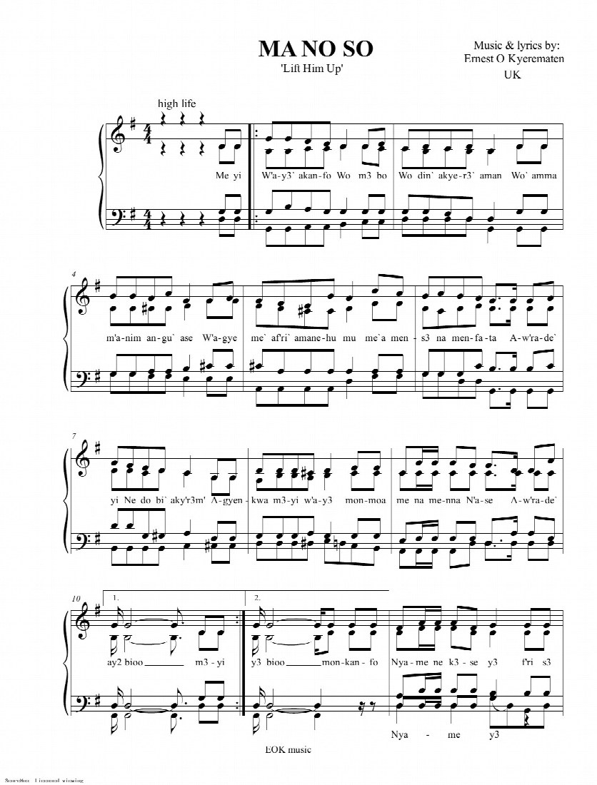 First-page preview of Ma no so