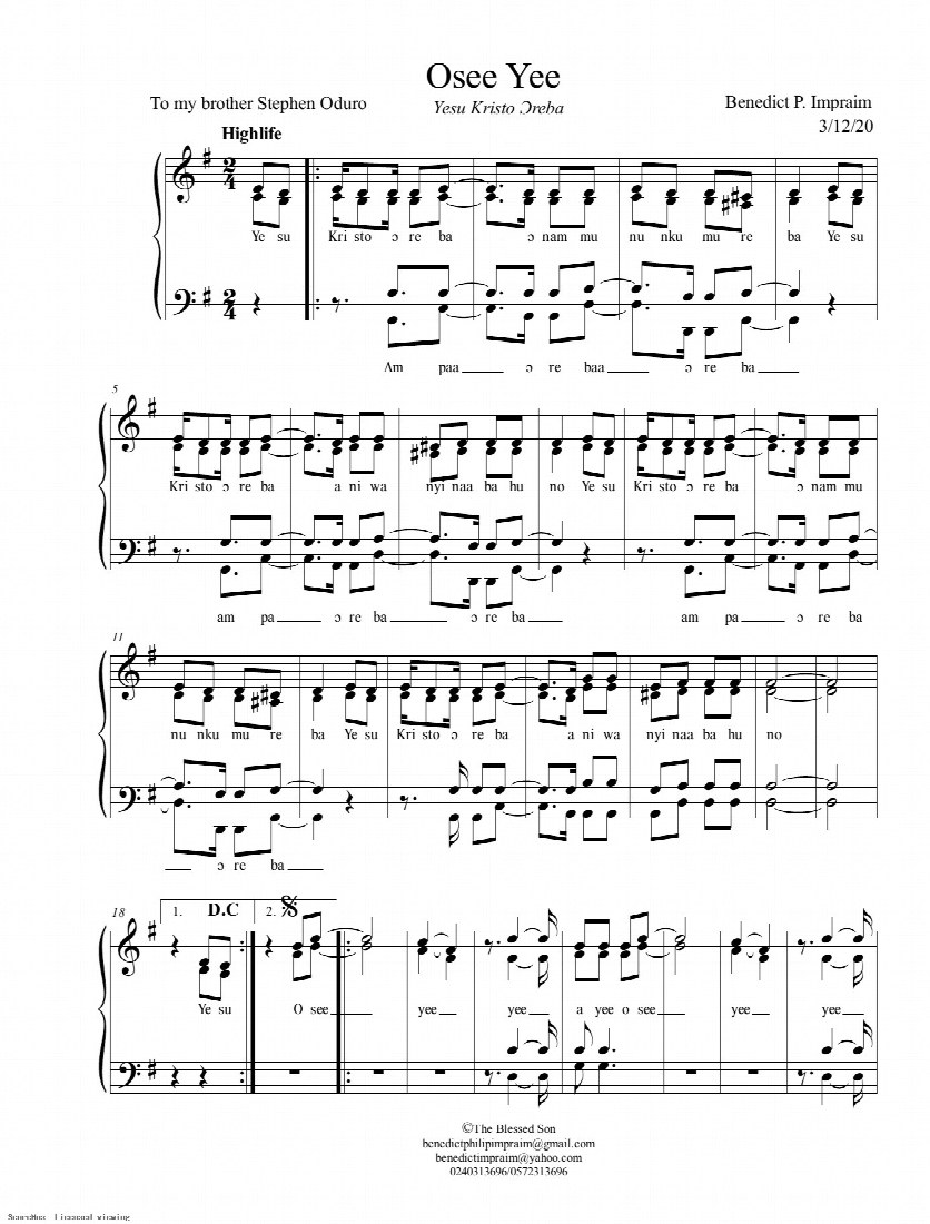 First-page preview of Osee Yee