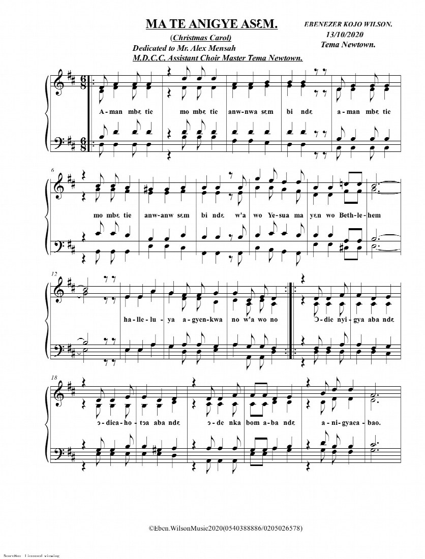 First-page preview of Ma te Anigye Sem