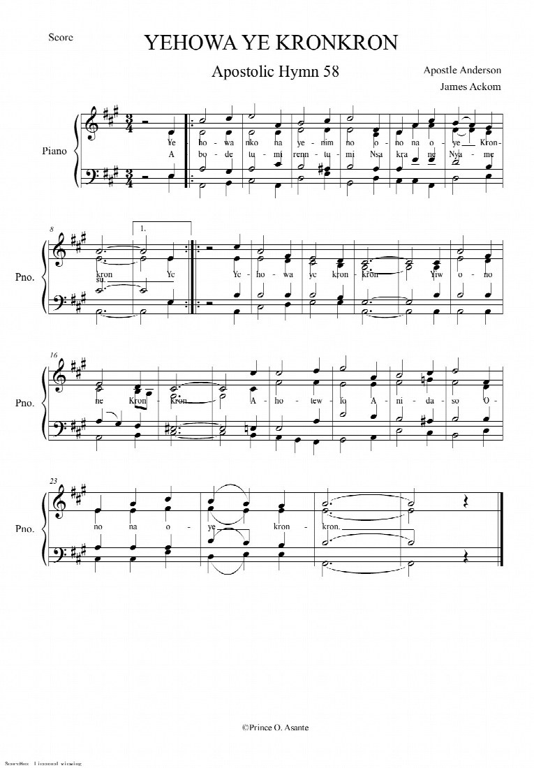 First-page preview of Yehowa Ye Kronkron