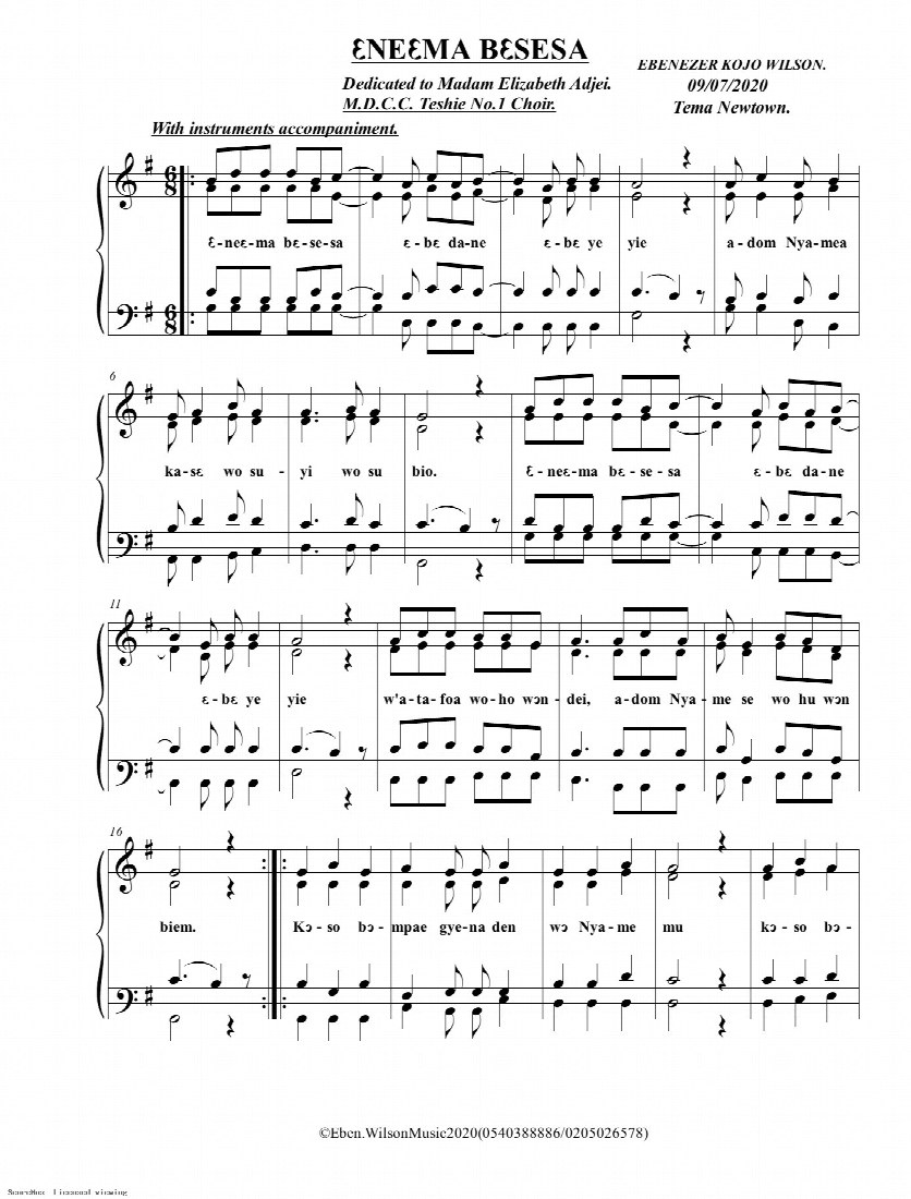 First-page preview of Eneema Besesa