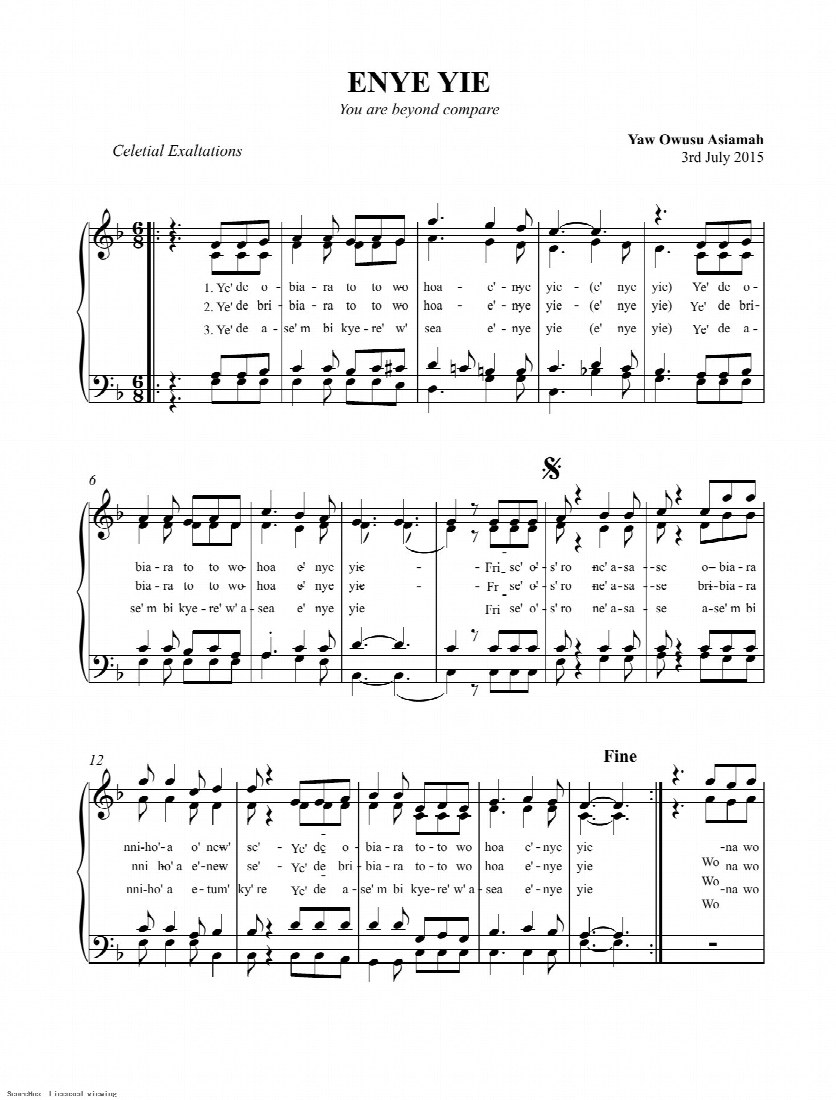 First-page preview of ENYE YIE