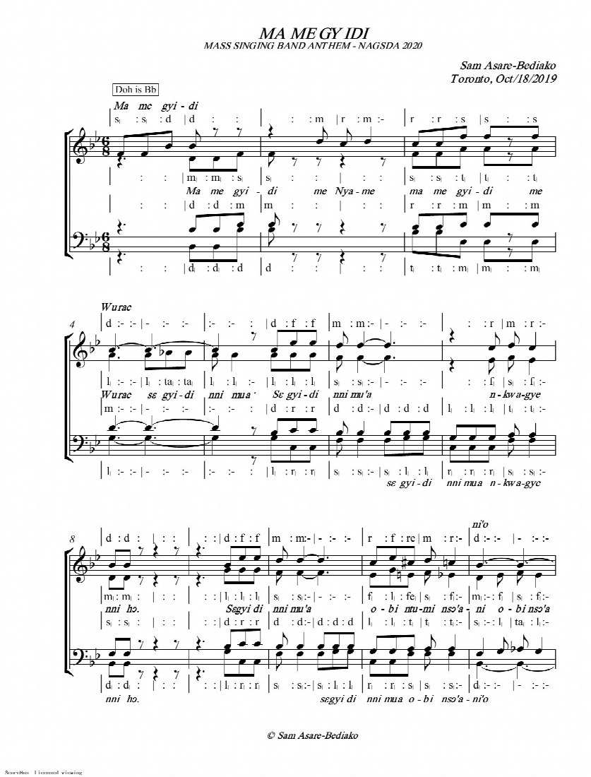 First-page preview of Ma me gye di