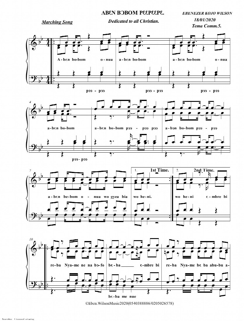 First-page preview of Aben Bobom PeePeePe