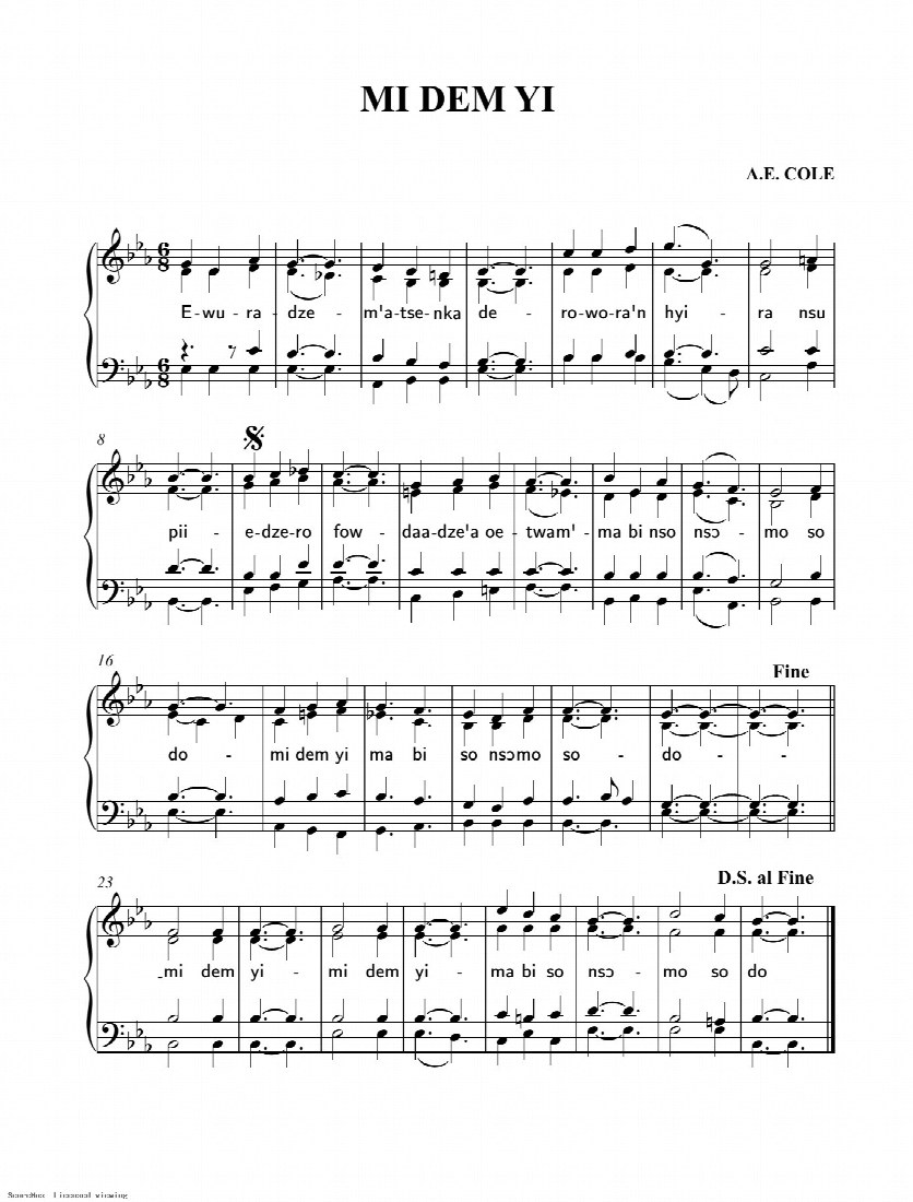 First-page preview of MI DEM YI