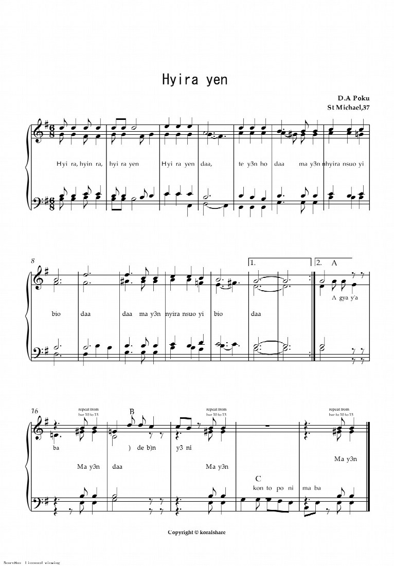 First-page preview of HYIRA YEN