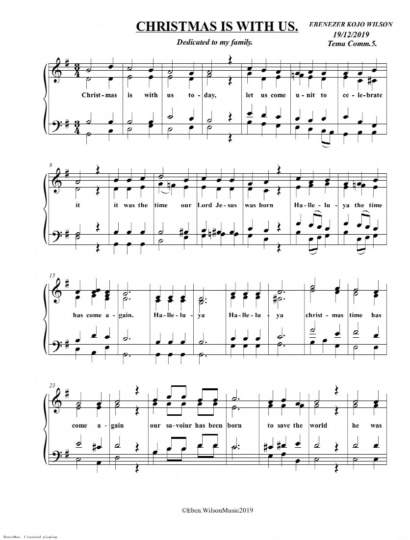First-page preview of Christmas is with us