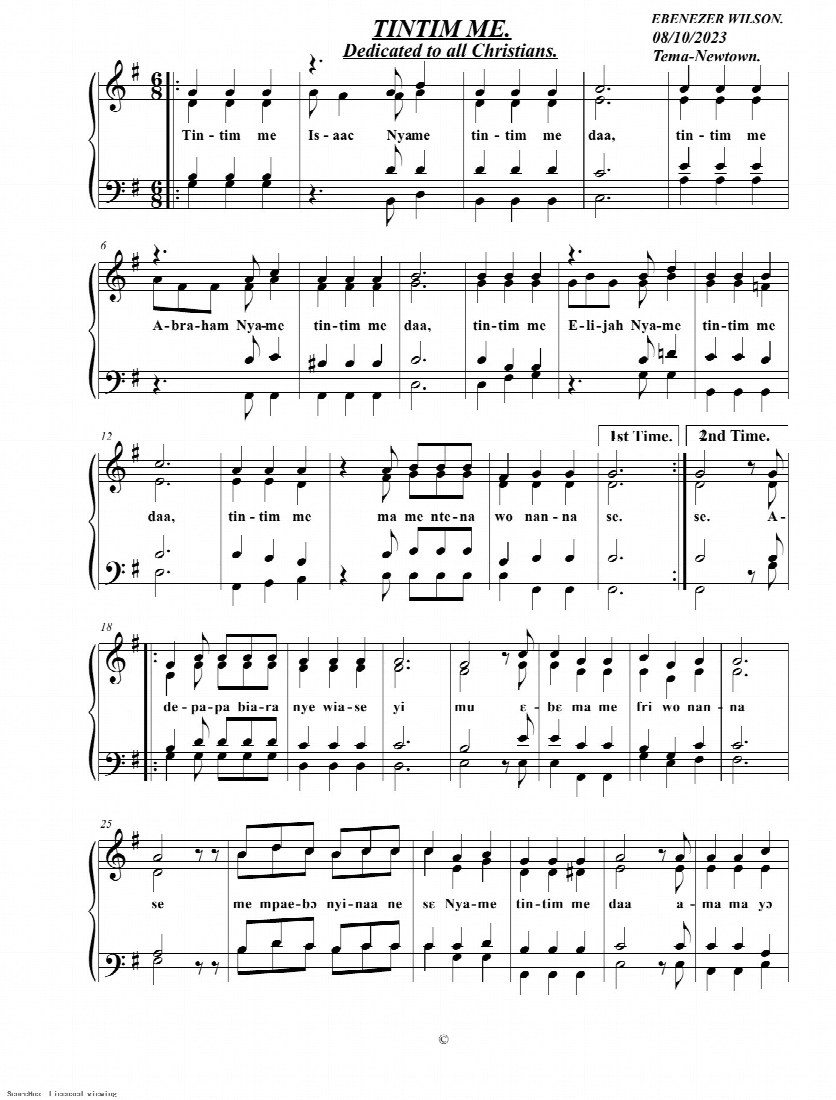 First-page preview of TINTIM ME