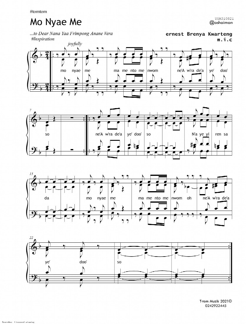 First-page preview of Mo nyae me