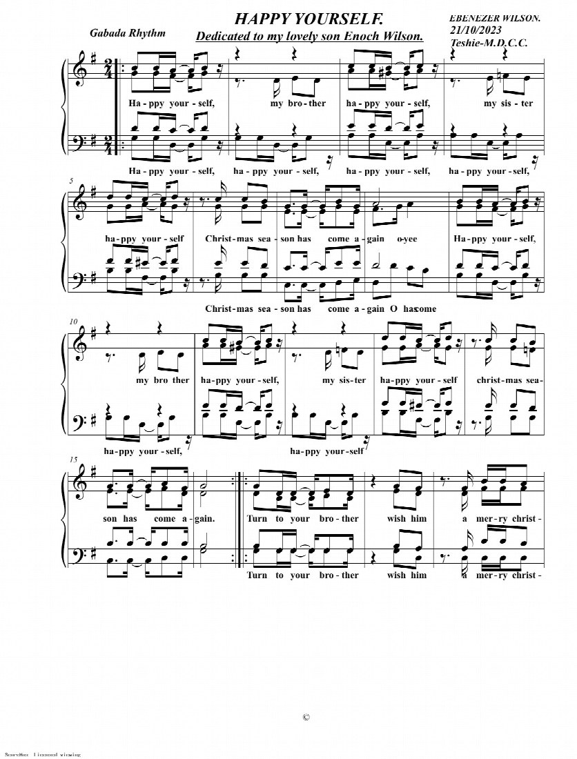 First-page preview of Happy Yourself