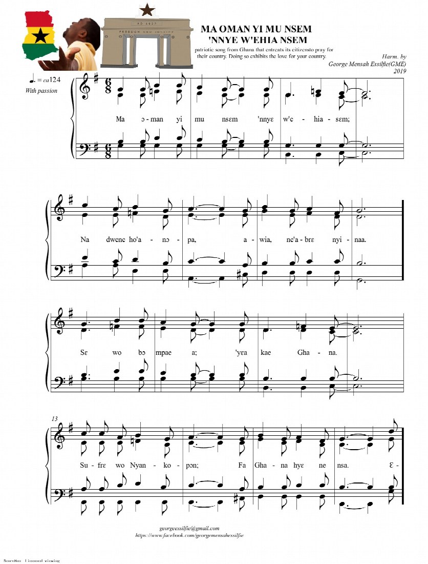 First-page preview of Ma Oman yi mu Nsem nnye w’ehia nsem