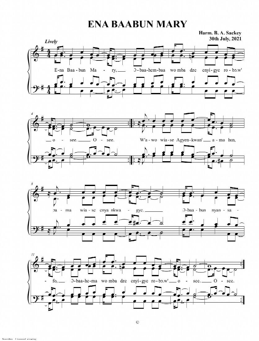 First-page preview of Ena Babun Mary