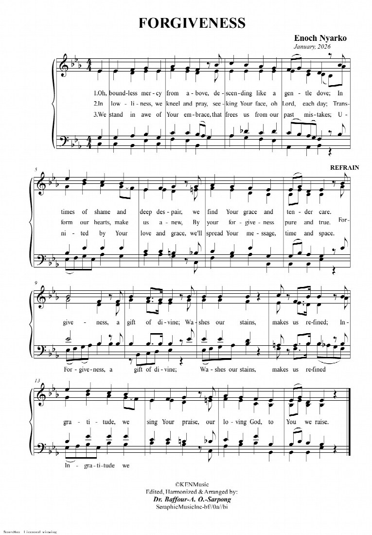 First-page preview of FORGIVENESS