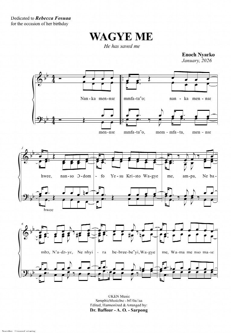 First-page preview of WAGYE ME