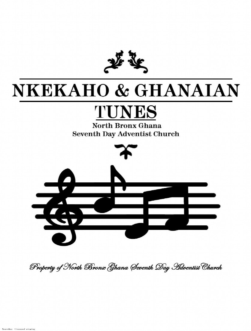 First-page preview of NKEKAHO & GHANAIAN TUNES - SDA