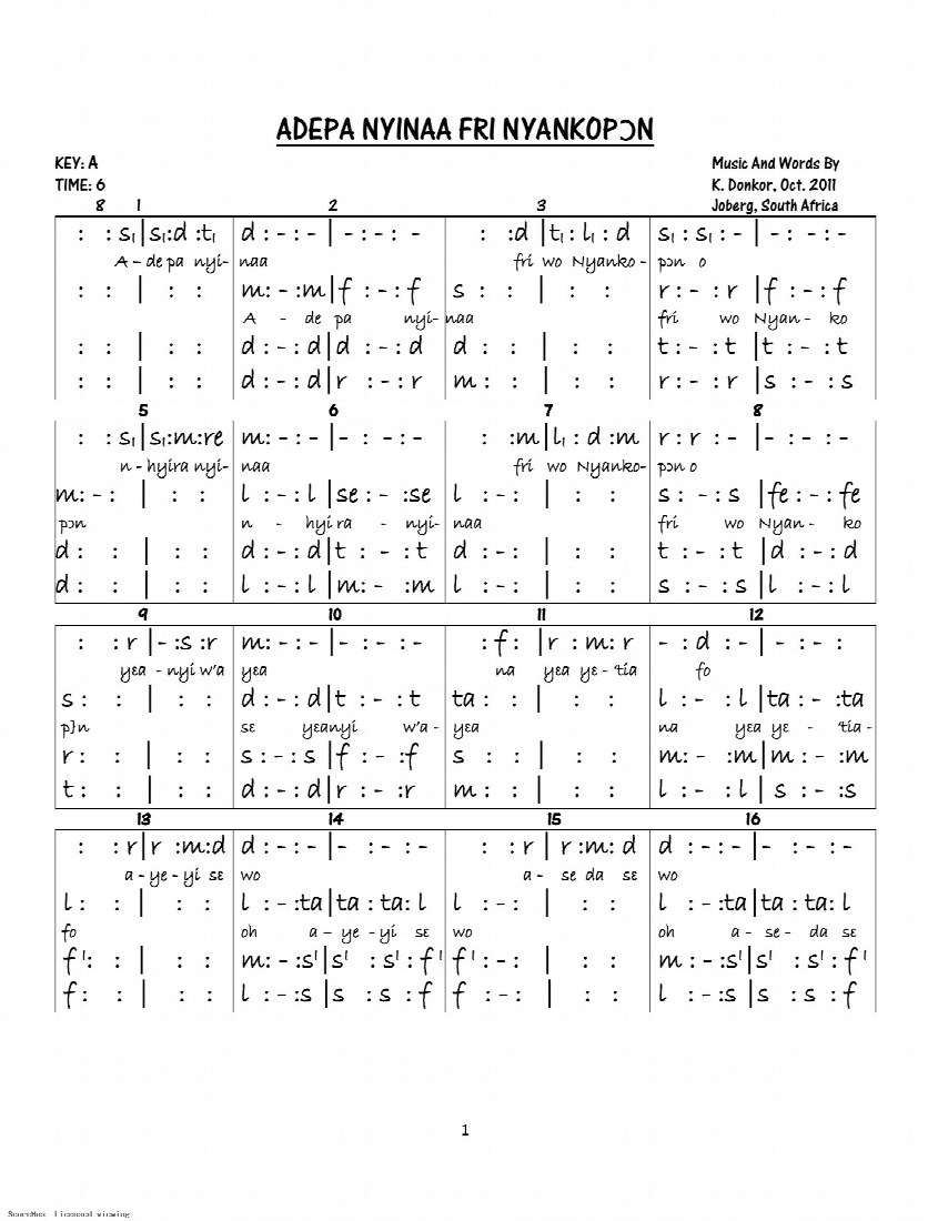 First-page preview of ADEPA NYINAA FIRI NYANKOPON