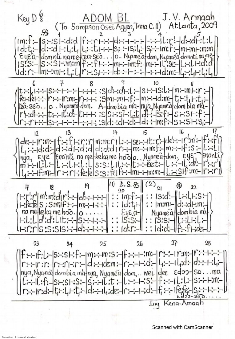 First-page preview of ADOM BI