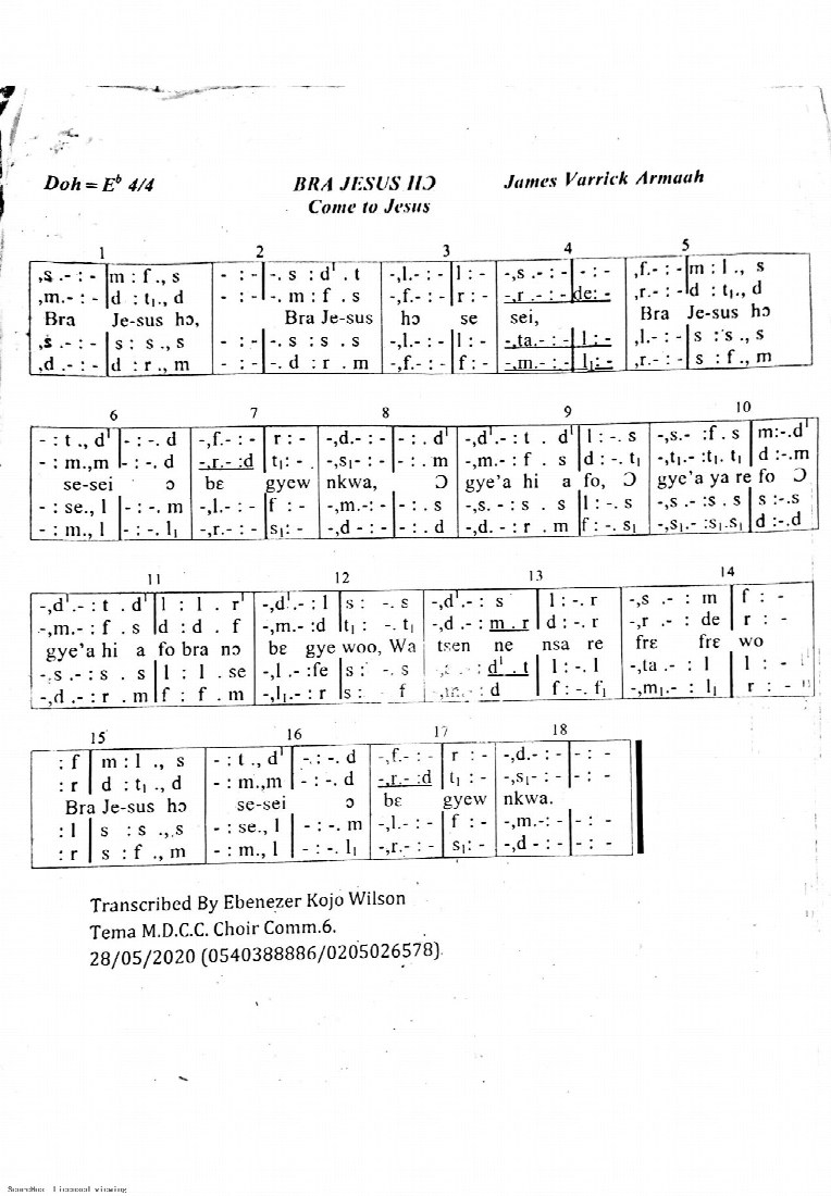 First-page preview of Bra Jesus Ho