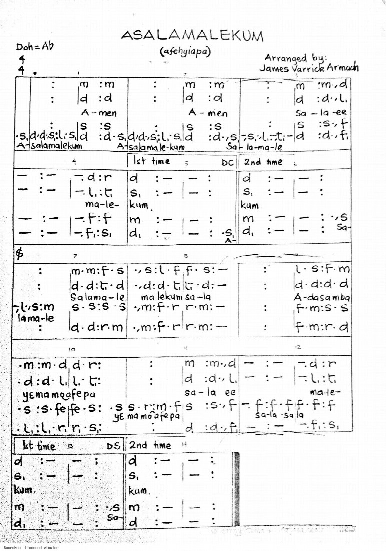 First-page preview of Asalamalekum (Afehyiapa)