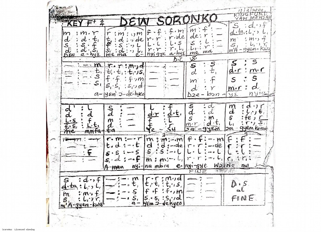 First-page preview of Dew Soronko