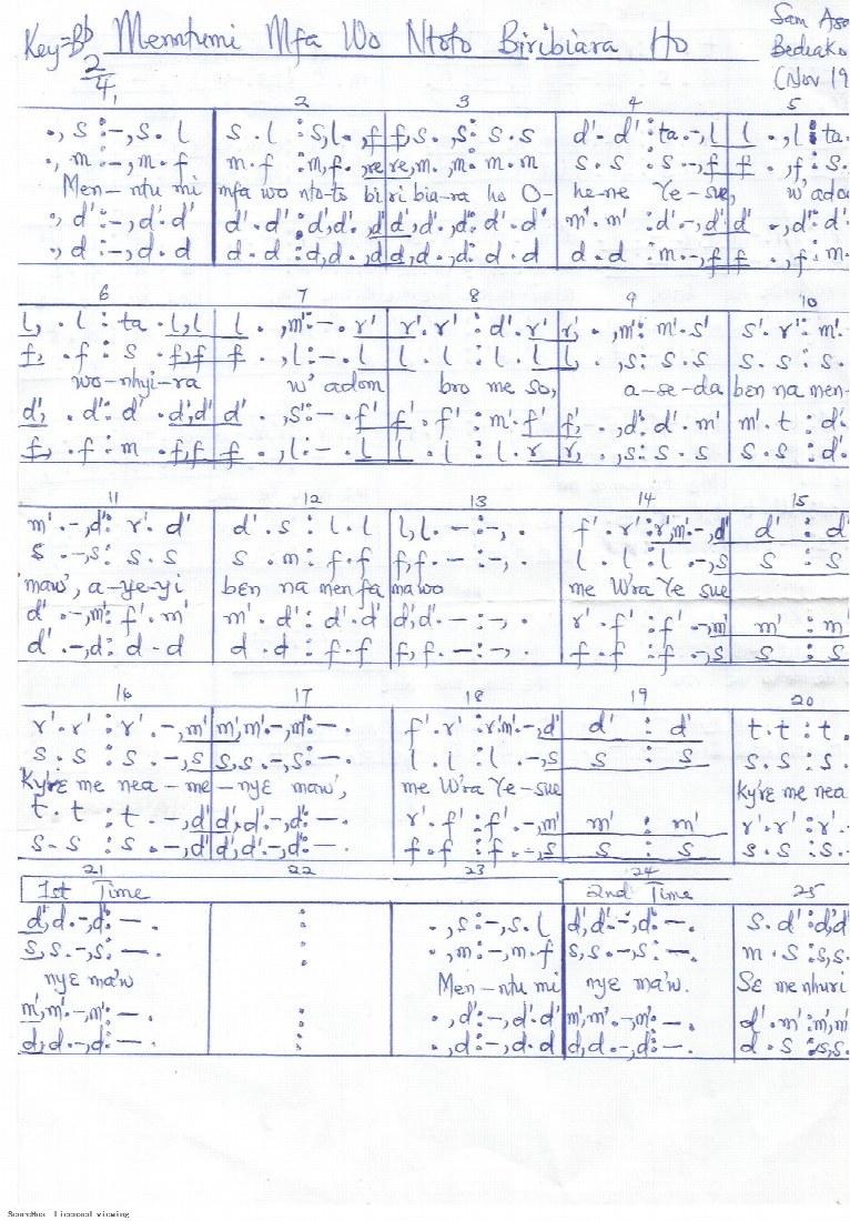 First-page preview of Mentumi mfa wo ntoto biribiara ho