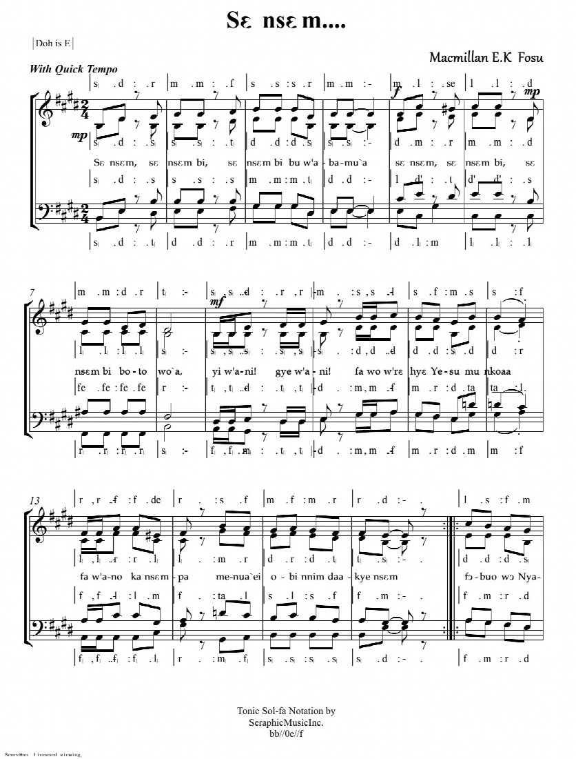 First-page preview of Se nsem