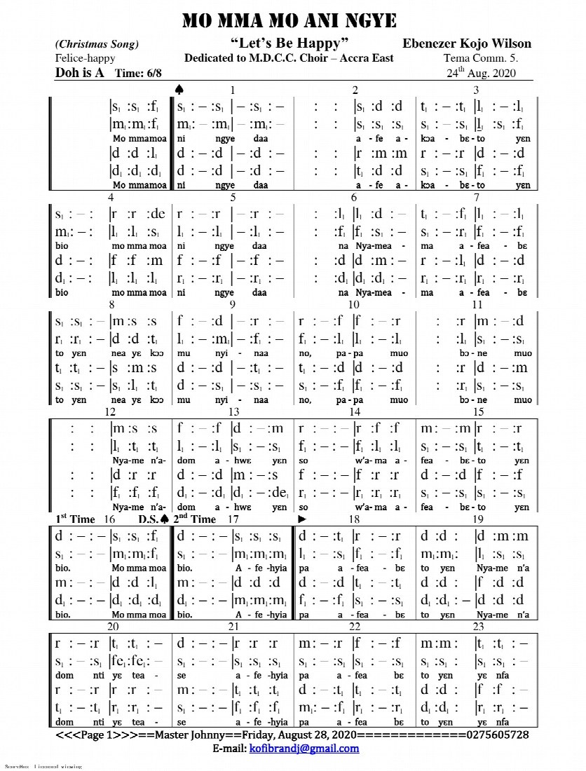 First-page preview of Mo mma mo ani ngye
