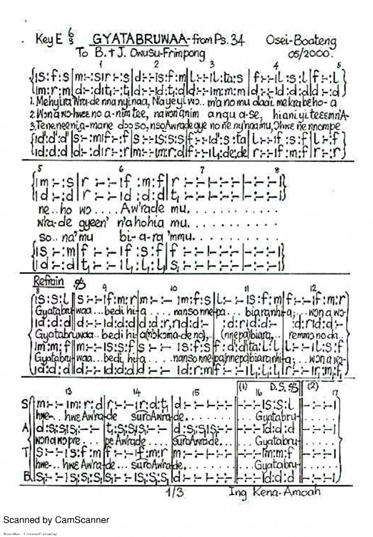 First-page preview of Gyatabruwaa