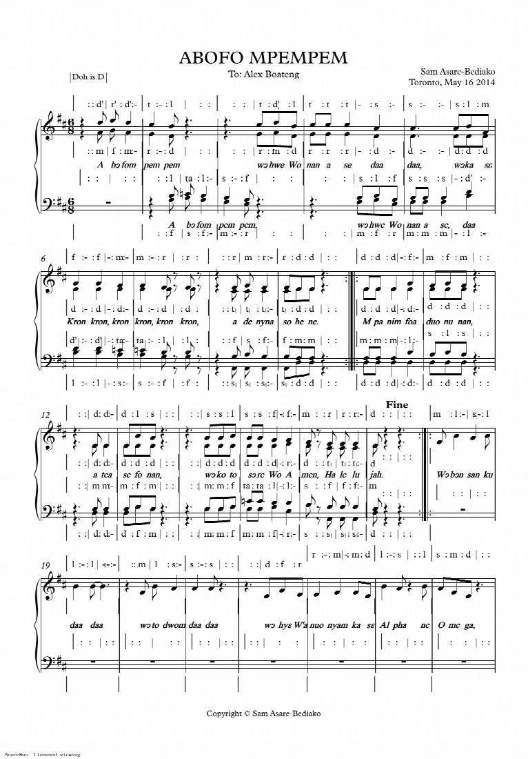 First-page preview of Abofo Mpempem