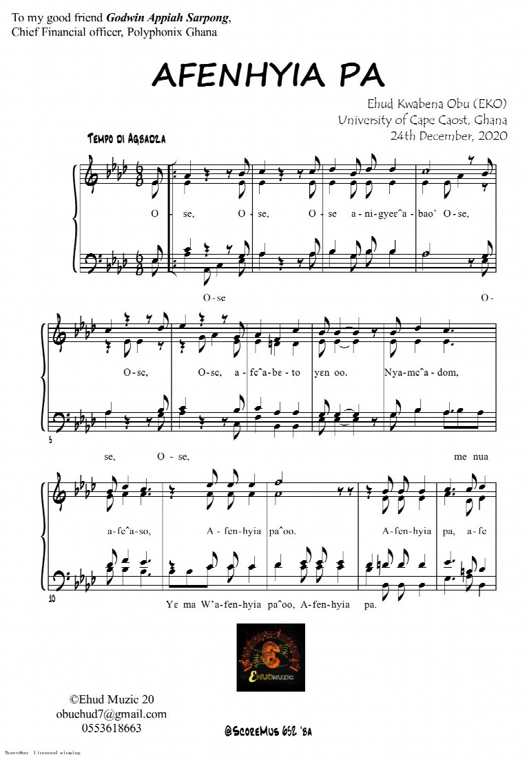 First-page preview of Afenhyia Pa