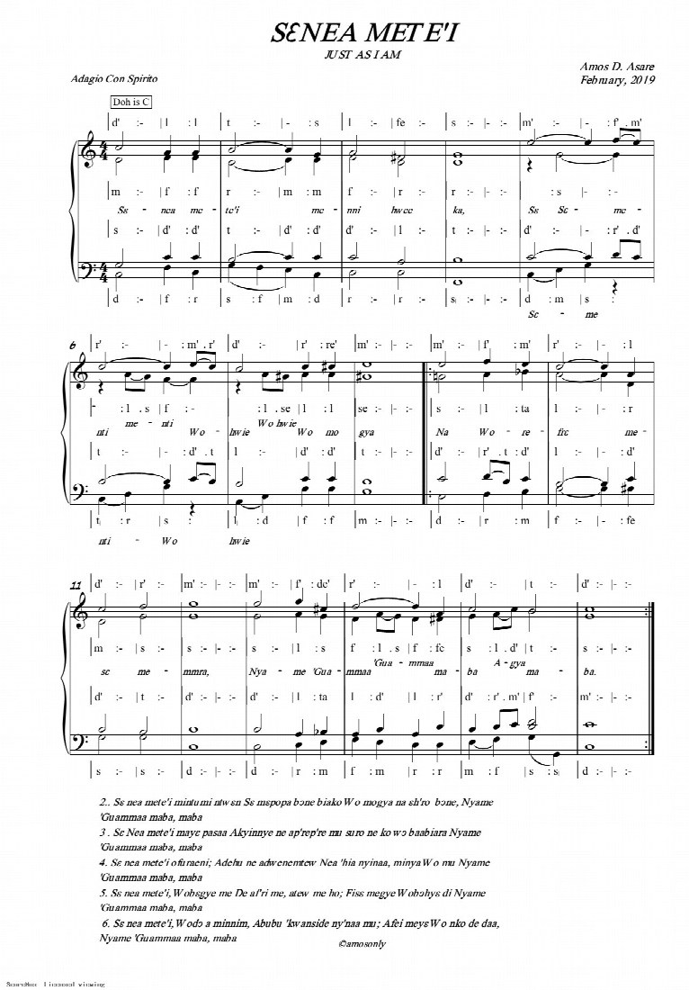 First-page preview of Senea mete yi