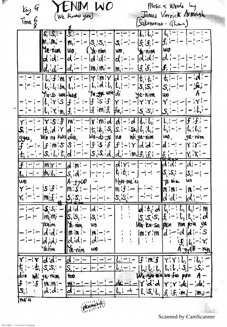 First-page preview of Yenim Wo