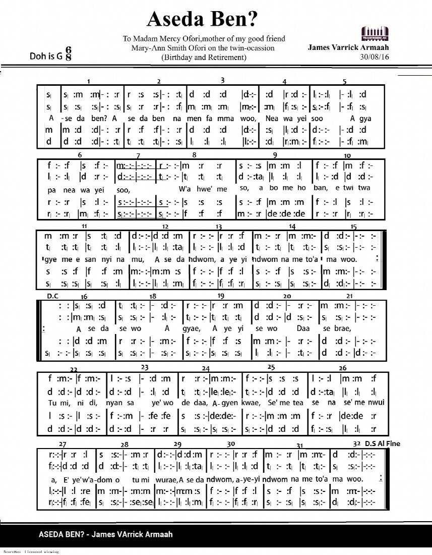 First-page preview of ASEDA BEN