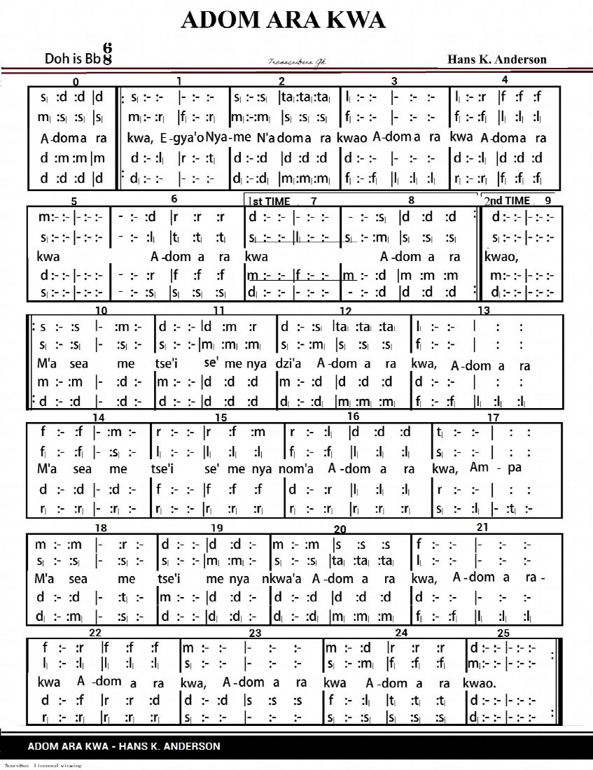 First-page preview of ADOM ARA KWA