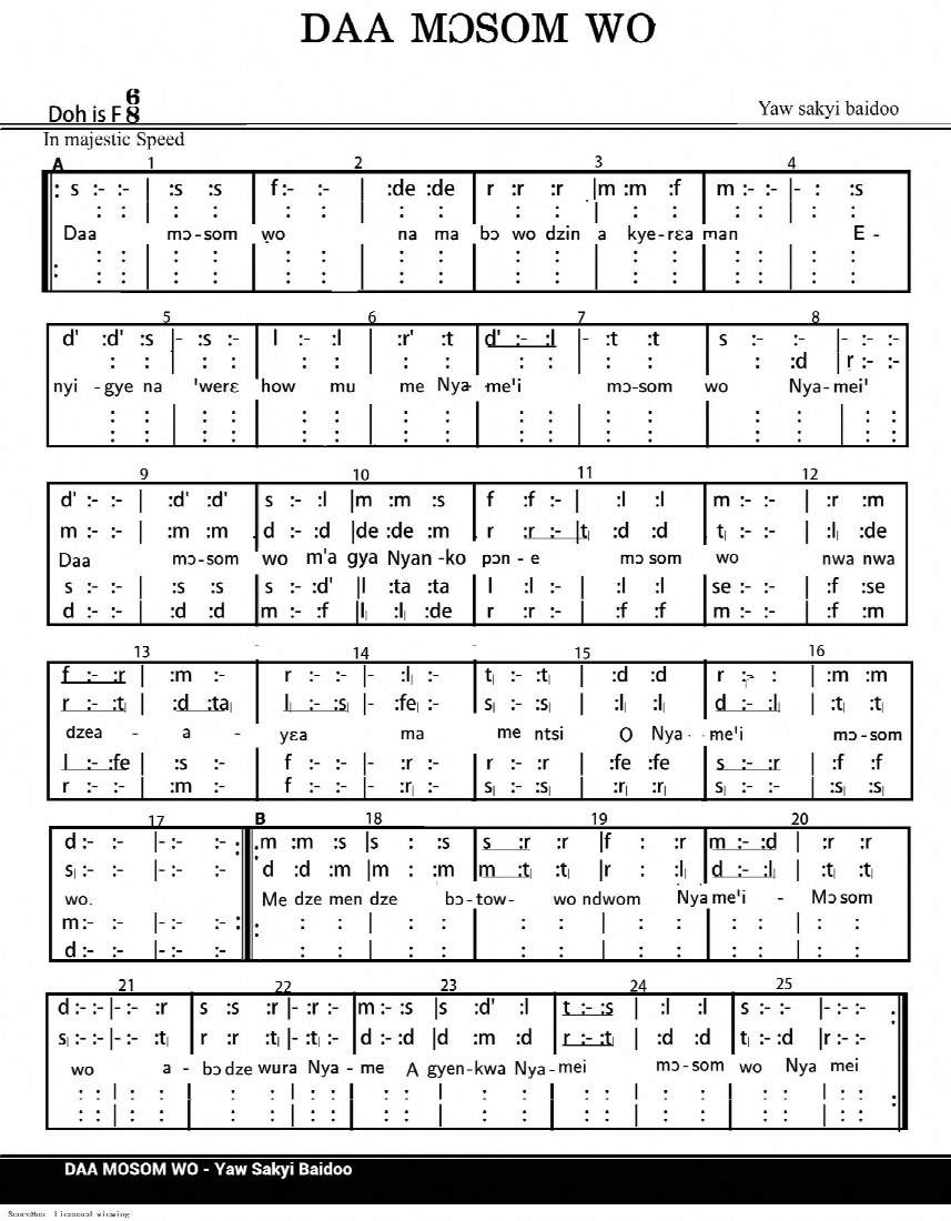 First-page preview of DAA MOSOM WO