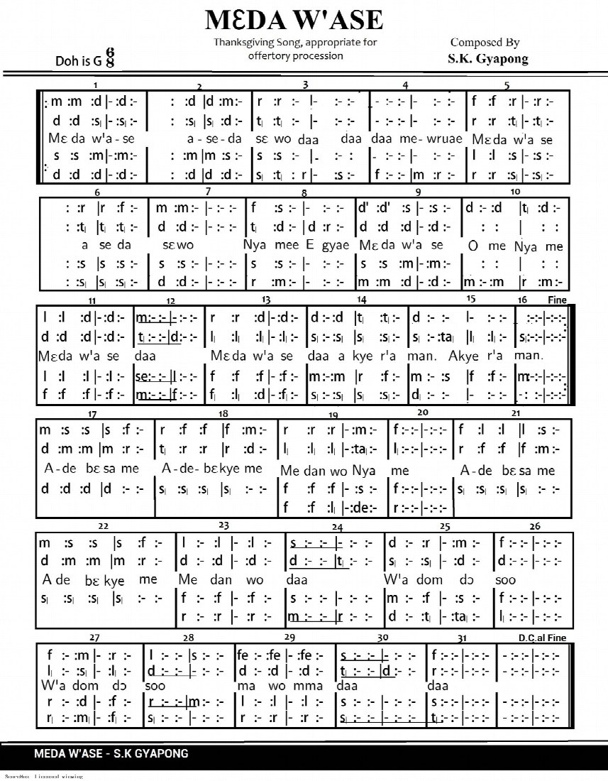 First-page preview of MEDA WASE