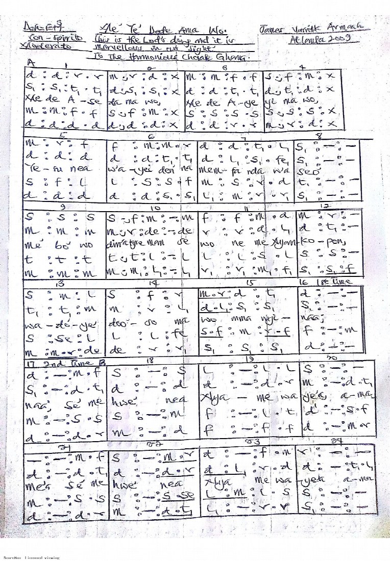 First-page preview of Me ye Dede ama wo
